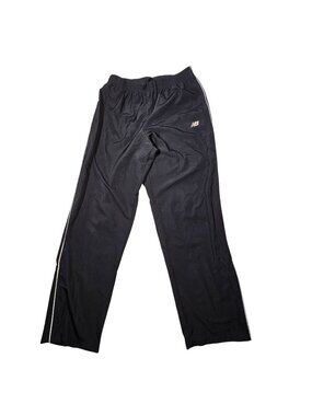 New Balance Athletic Track Pants Men's Size Large Elastic Drawstring 28x31 Black